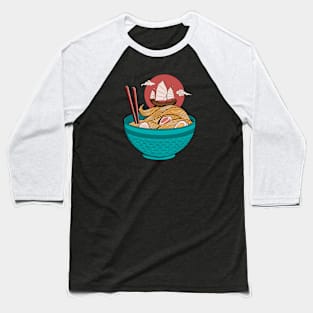 Ramen Ocean Baseball T-Shirt